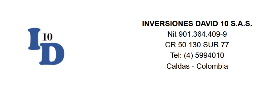 INVERSIONES DAVID 10 S.A.S